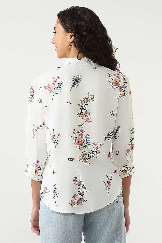 Floral-Rayon-Women-s-Casual-Wear-Shirt