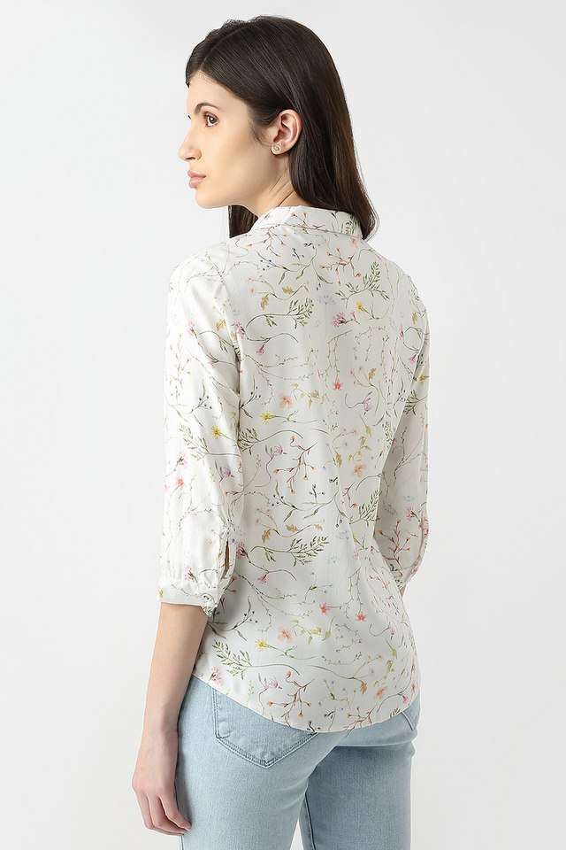 Floral-Rayon-Women-s-Casual-Wear-Shirt