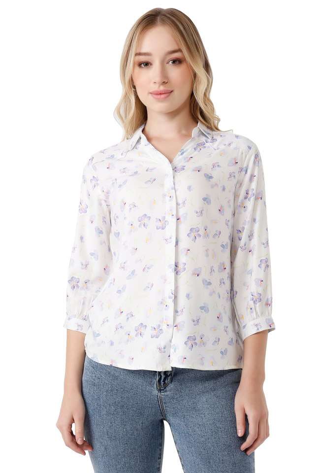 Floral-Rayon-Women-s-Casual-Wear-Shirt