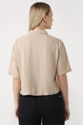 Solid-Viscose-Slim-Fit-Women-s-Shirt