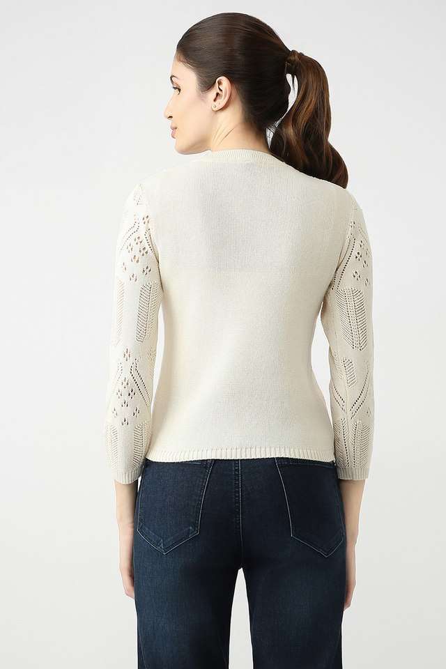 Schiffli-Cotton-Round-Neck-Women-s-Top