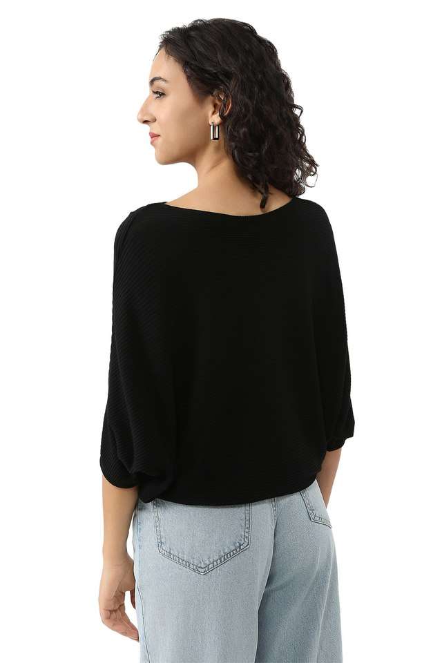 Solid-Viscose-Square-Neck-Women-s-Top