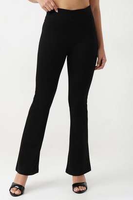Solid-Blended-Fabric-Relaxed-Fit-Women-s-Treggings