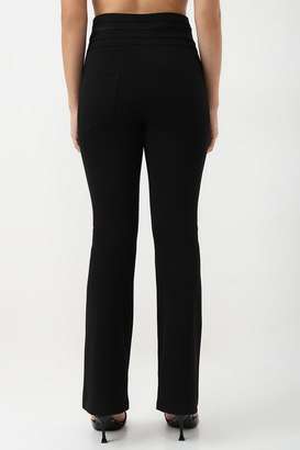 Solid-Blended-Fabric-Relaxed-Fit-Women-s-Treggings