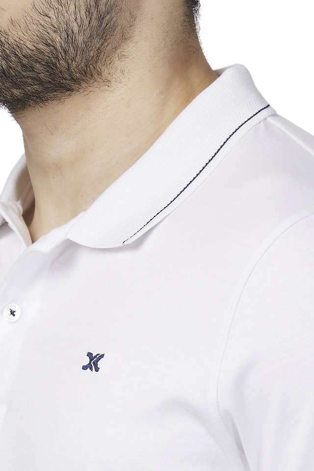 Buy Killer White Printed Cotton Polo Men's T-Shirt | Shoppers Stop