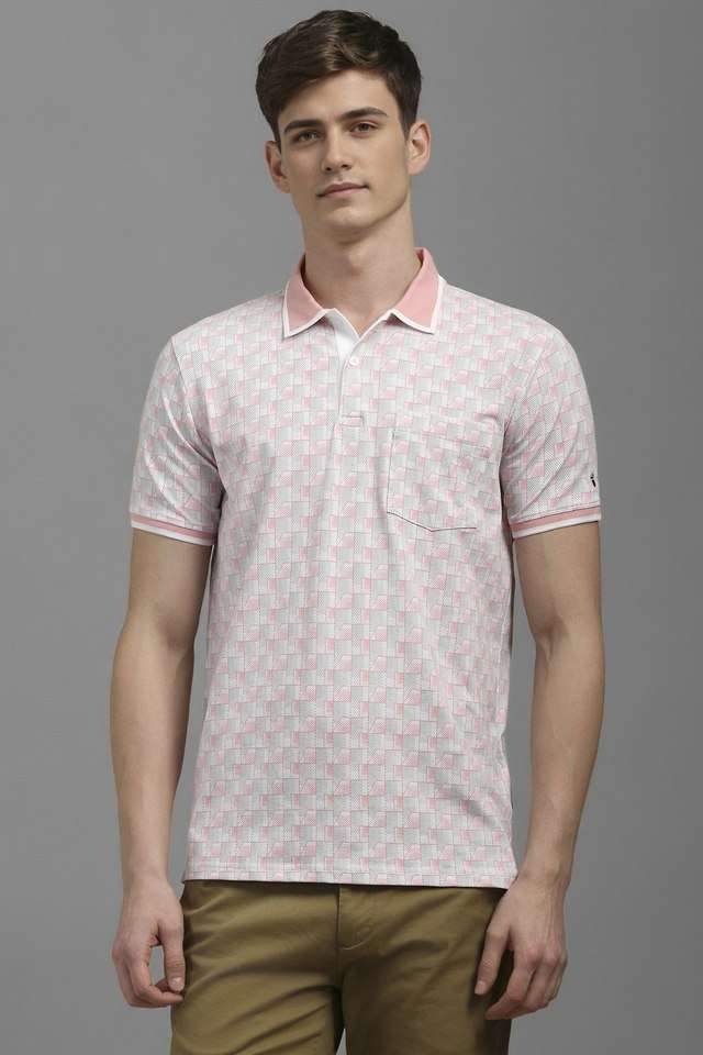 Printed-Cotton-Blend-Polo-Men-s-T-Shirt