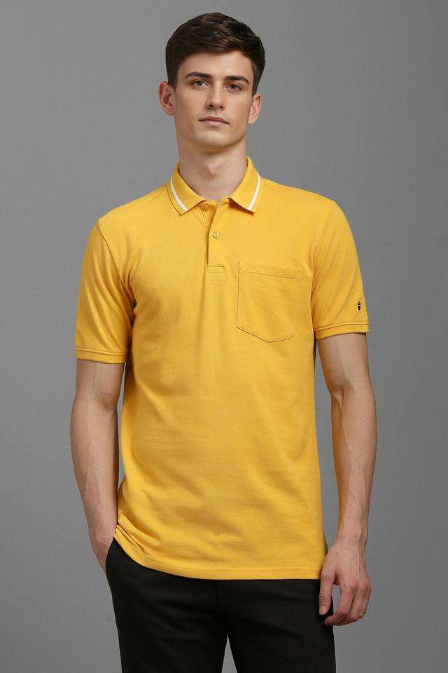 Solid-Cotton-Slim-Fit-Men-Polo-T-Shirt