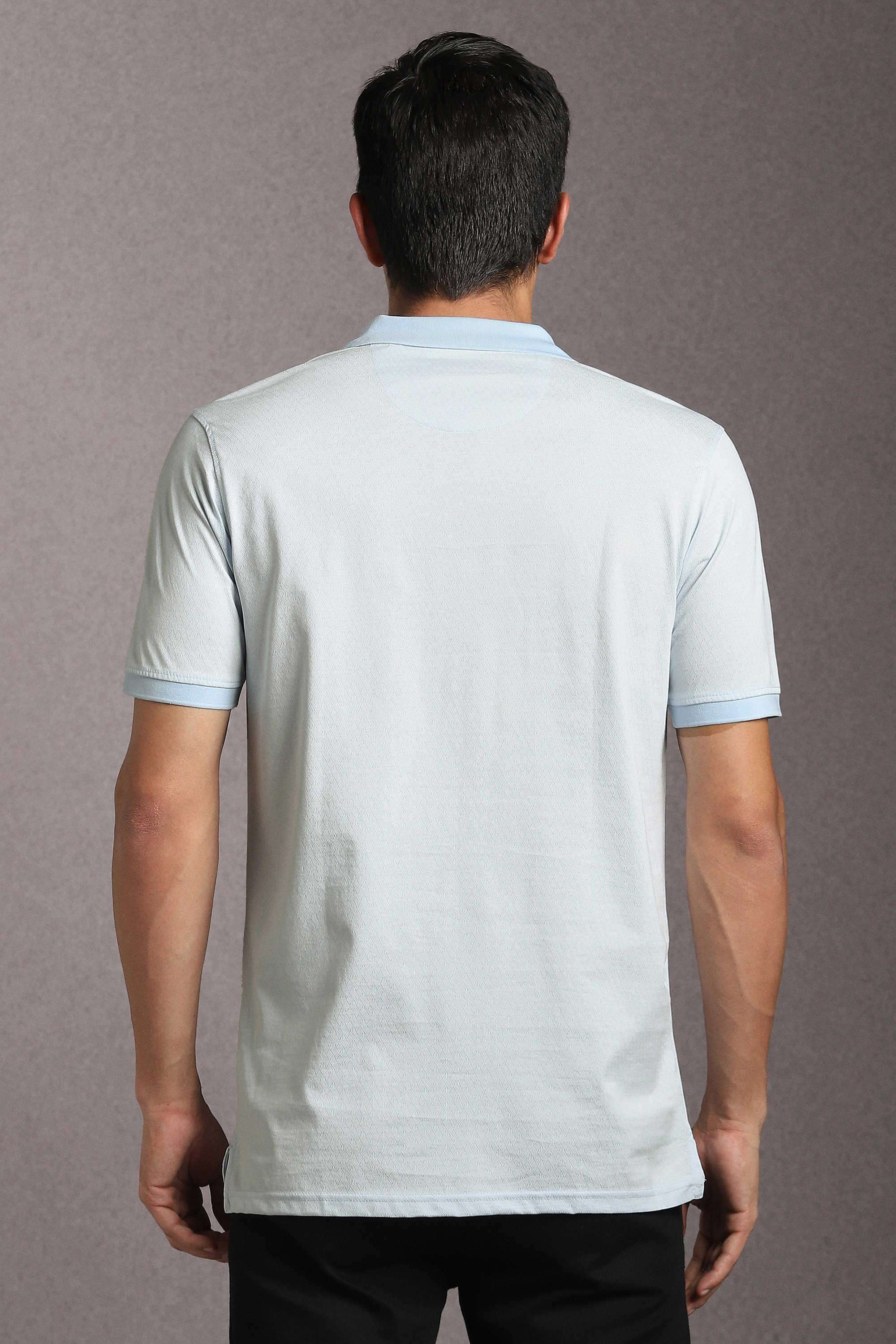 Textured-Cotton-Regular-Fit-Men-Polo-T-Shirt