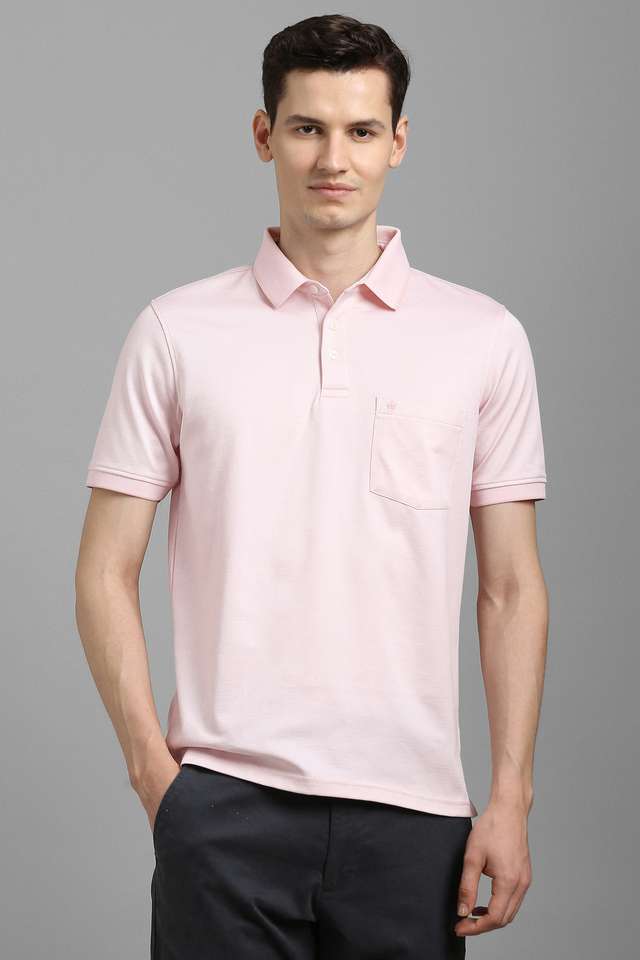 Solid-Cotton-Polo-Men-s-T-Shirt