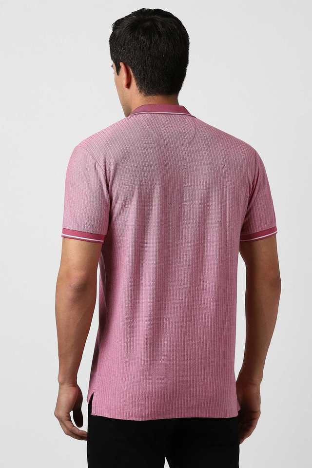 Solid-Blended-Fabric-Polo-Men-s-T-Shirt