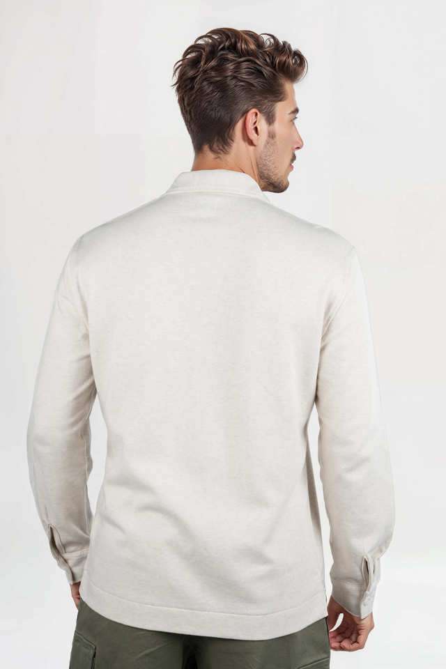 Solid-Cotton-Regular-Fit-Men-s-Casual-Wear-Shirt