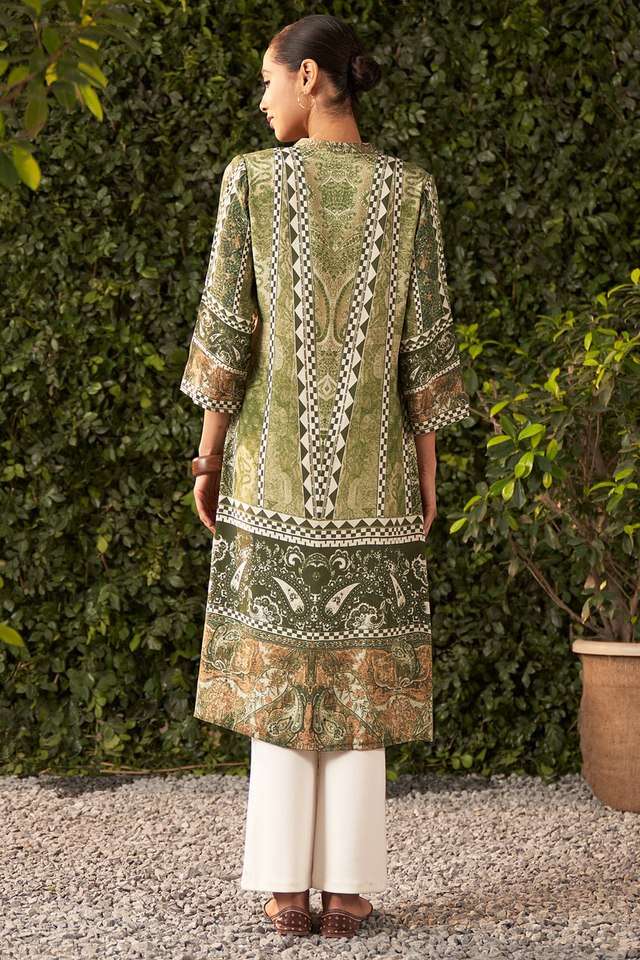 Printed-Blended-Fabric-Regular-Fit-Women-s-Kurta