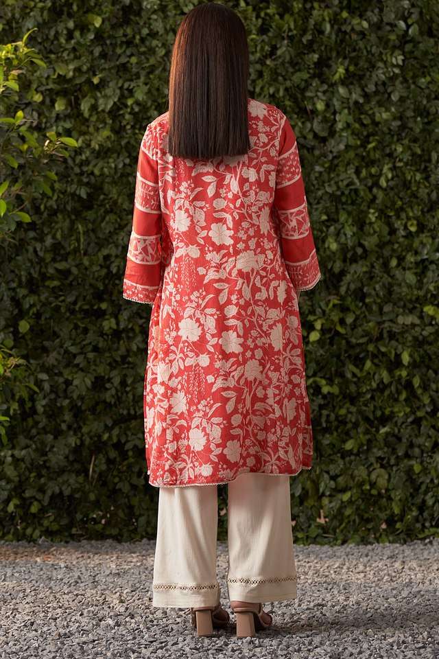 Printed-Blended-Fabric-Relaxed-Fit-Women-s-Kurta