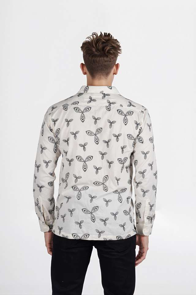 Solid-Cotton-Regular-Fit-Men-s-Casual-Wear-Shirt