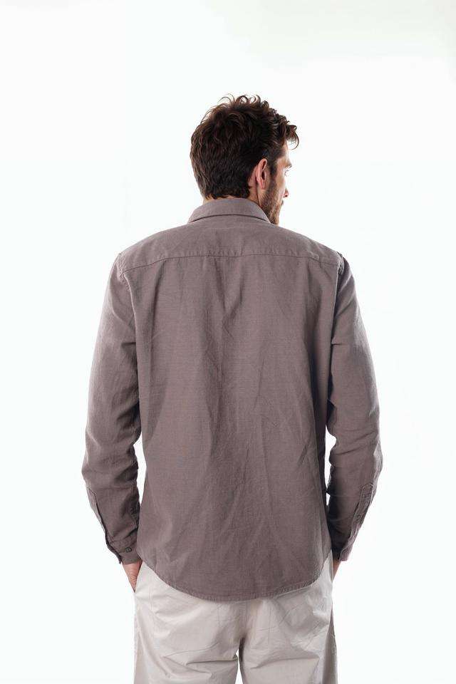 Solid-Cotton-Regular-Fit-Men-s-Casual-Shirt