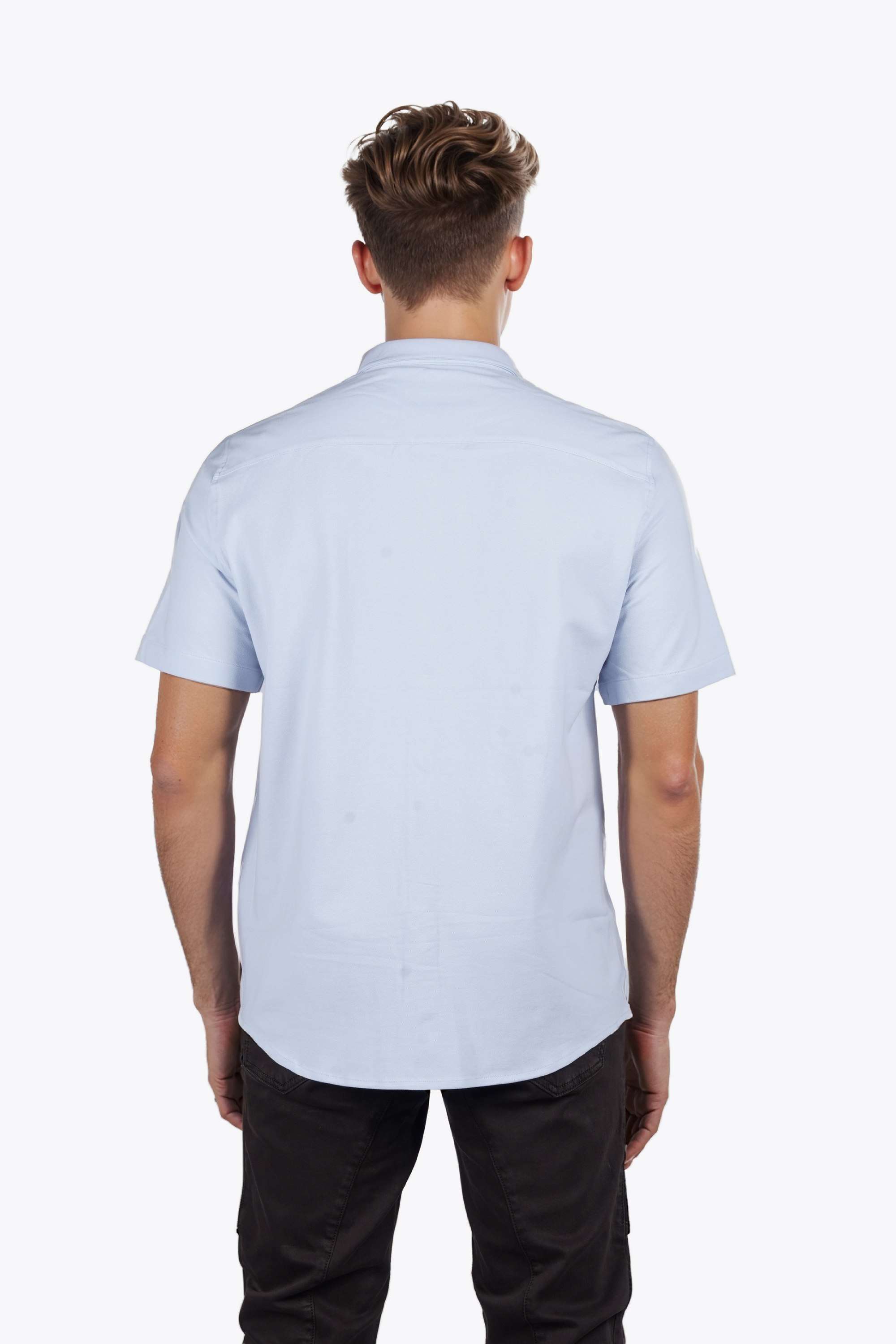 Solid-Cotton-Regular-Fit-Men-s-Casual-Wear-Shirt