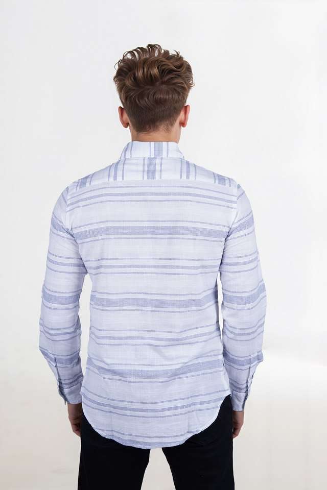 Solid-Cotton-Regular-Fit-Men-s-Casual-Wear-Shirt