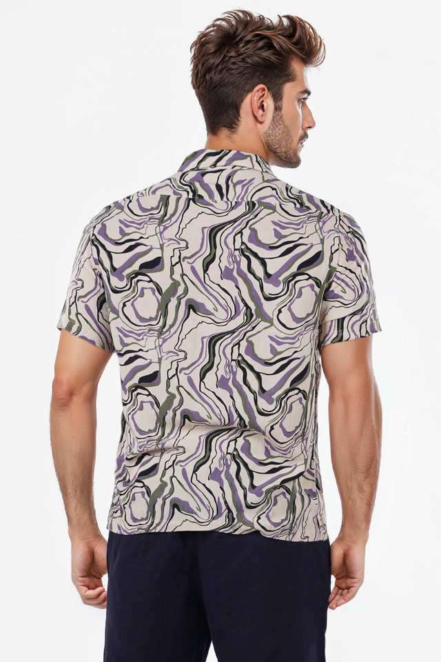 Printed-Viscose-Regular-Fit-Men-s-Casual-Wear-Shirt