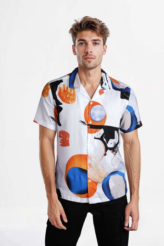 Printed-Viscose-Regular-Fit-Men-s-Casual-Wear-Shirt