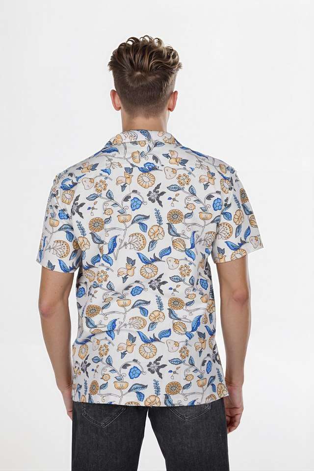 Printed-Blended-Fabric-Regular-Fit-Men-s-Casual-Wear-Shirt