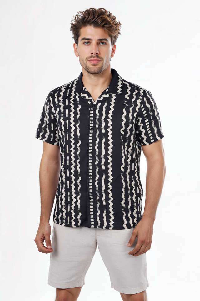 Printed-Viscose-Relaxed-Fit-Men-s-Casual-Wear-Shirt