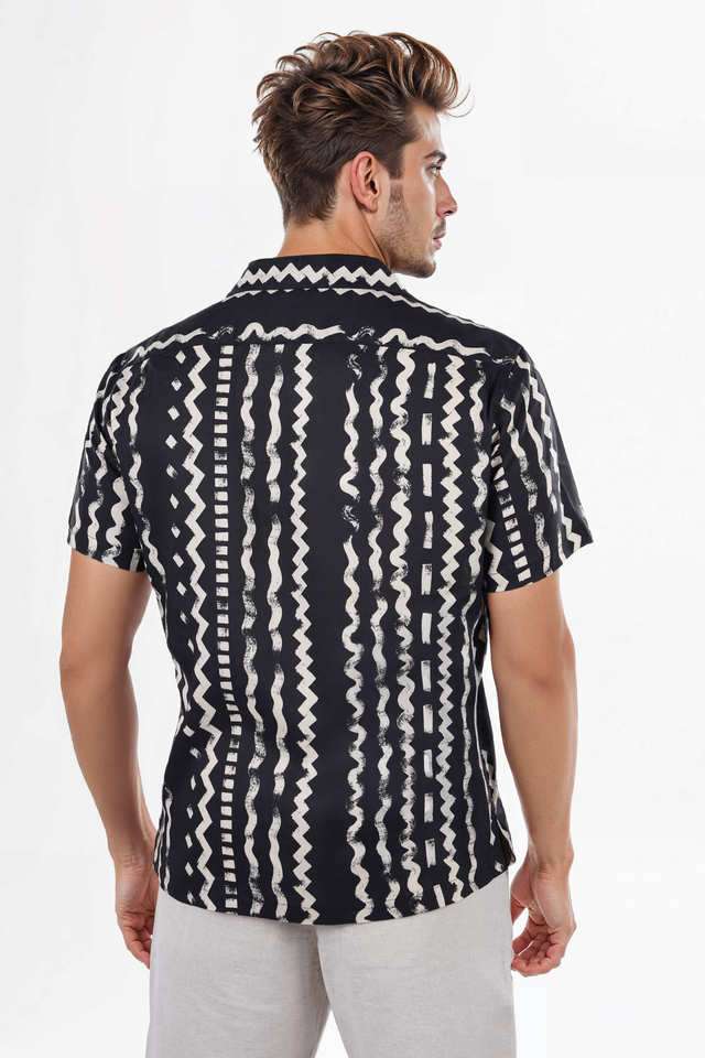 Printed-Viscose-Relaxed-Fit-Men-s-Casual-Wear-Shirt