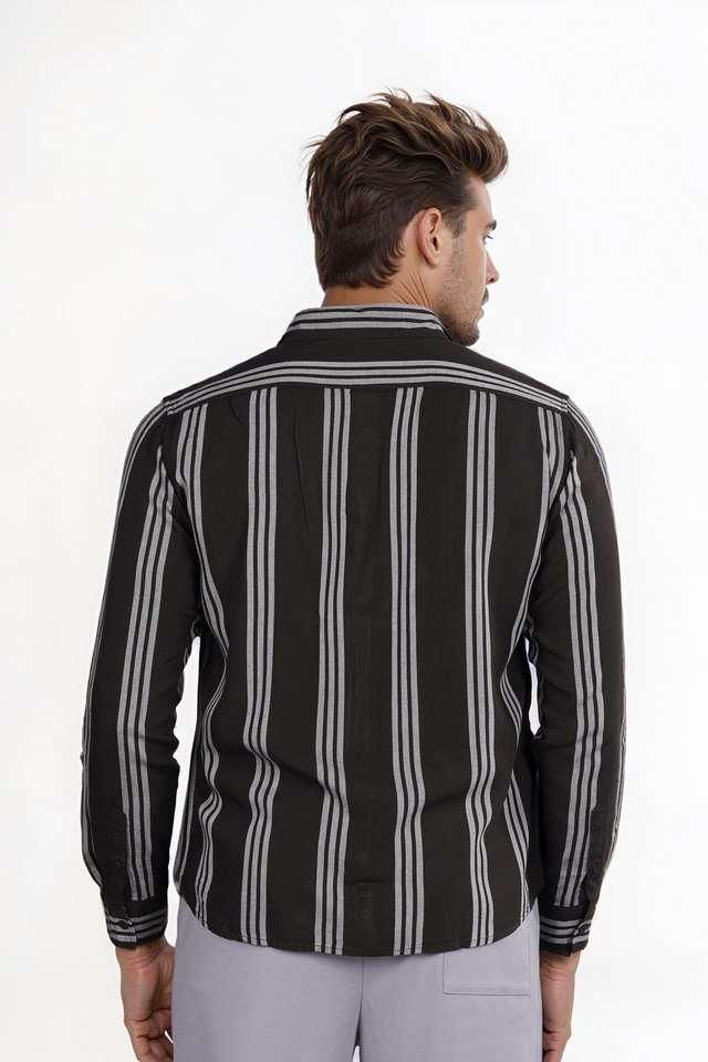 Solid-Viscose-Regular-Fit-Men-s-Casual-Wear-Shirt