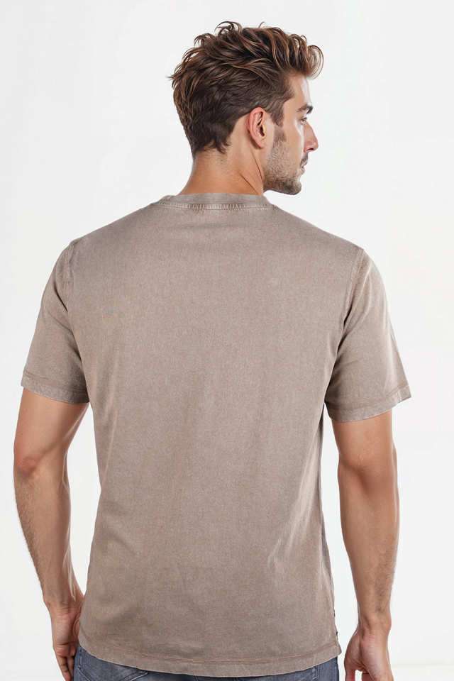 Solid-Cotton-Relaxed-Fit-Men-T-Shirt
