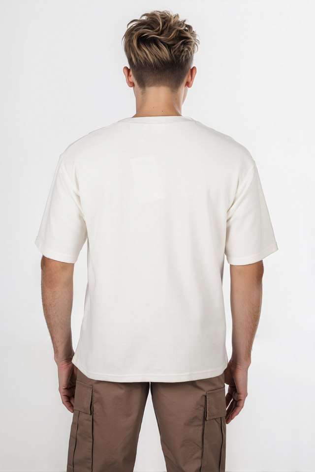 Solid-Cotton-Regular-Fit-Men-T-Shirt