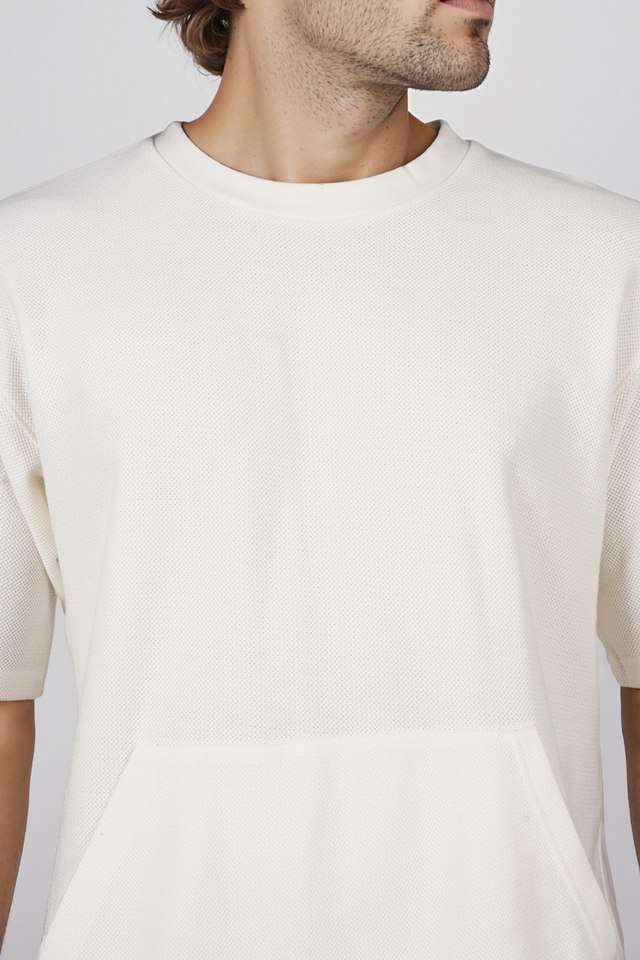 Textured-Cotton-Round-Neck-Men-s-T-Shirt