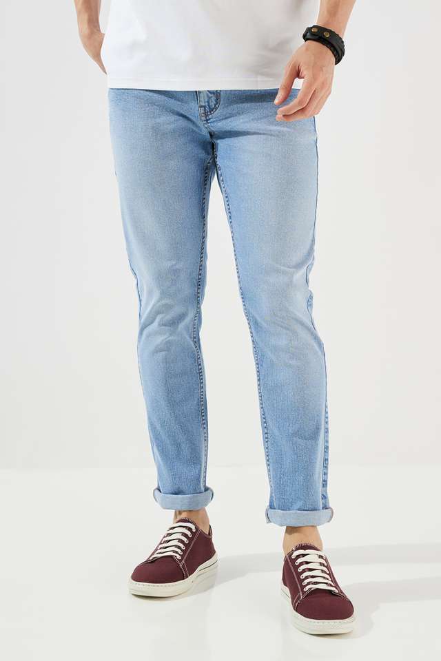 Mid-Rise-Blended-Fabric-Slim-Fit-Men-s-Jeans