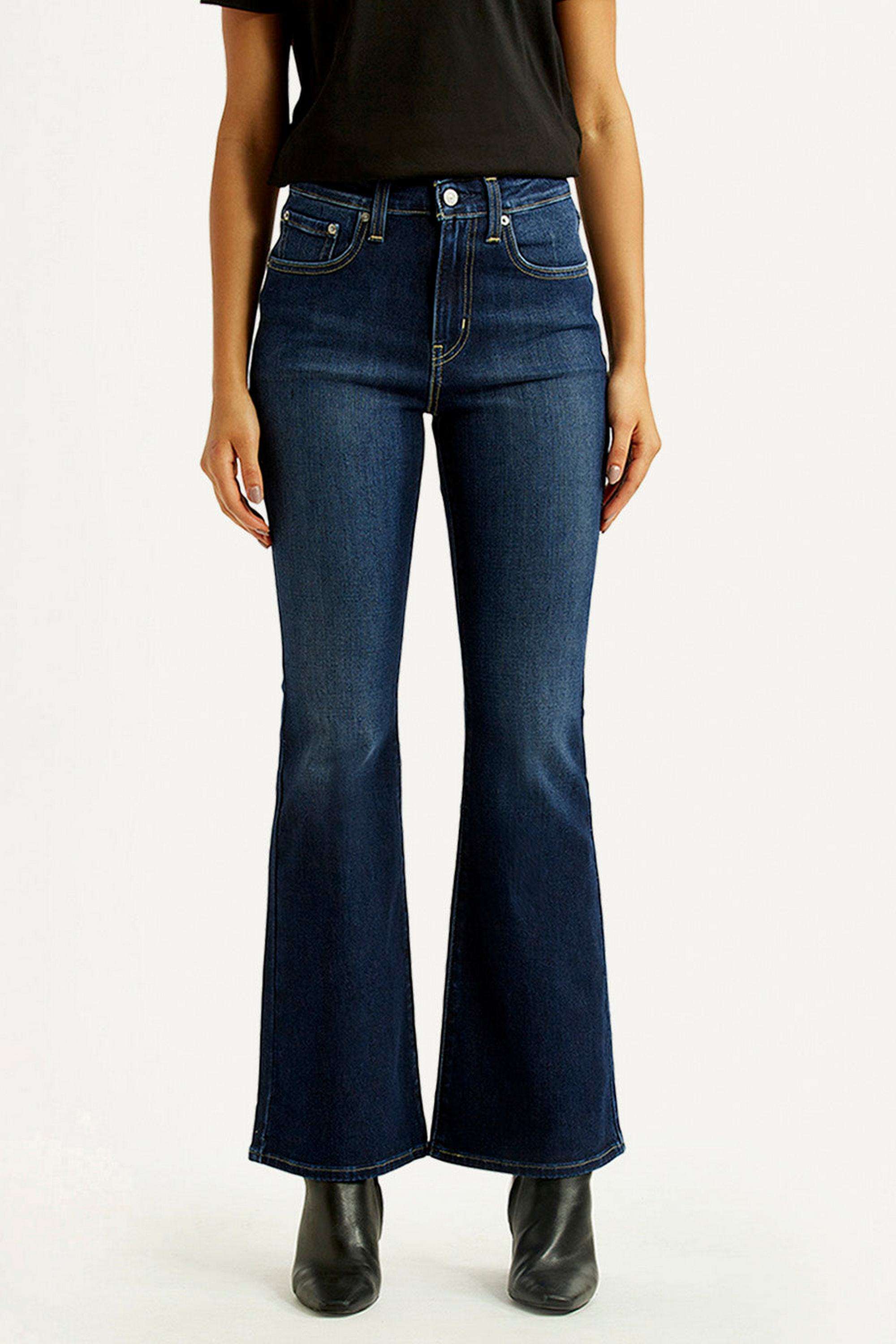 Solid-Relaxed-Fit-Cotton-Women-s-Casual-Wear-Jeans