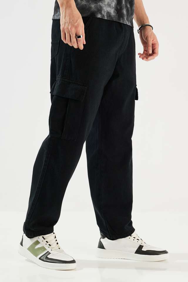 Mid-Rise-Blended-Fabric-Relaxed-Fit-Men-s-Jeans