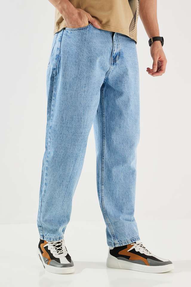 Mid-Rise-Blended-Fabric-Relaxed-Fit-Men-s-Jeans