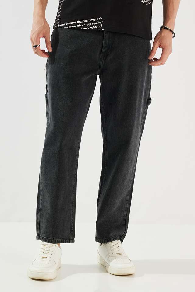 Mid-Rise-Blended-Fabric-Relaxed-Fit-Men-s-Jeans