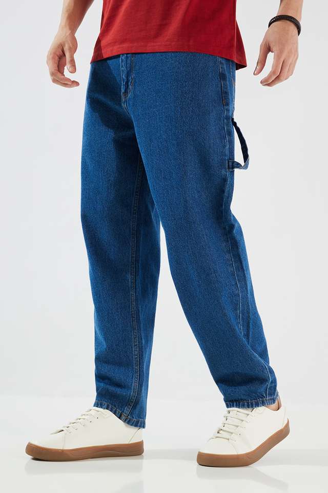 Mid-Rise-Blended-Fabric-Relaxed-Fit-Men-s-Jeans