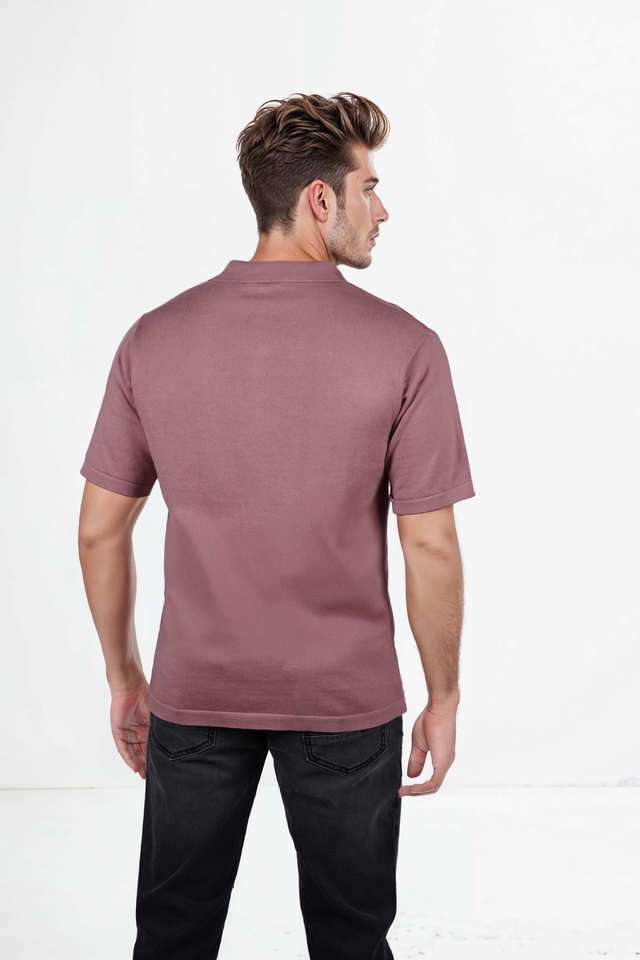 Textured-Cotton-Polo-Men-s-T-Shirt