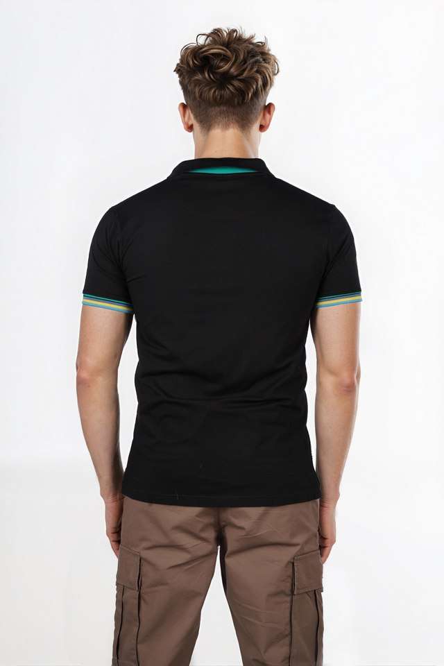 Solid-Cotton-Polo-Men-s-T-Shirt