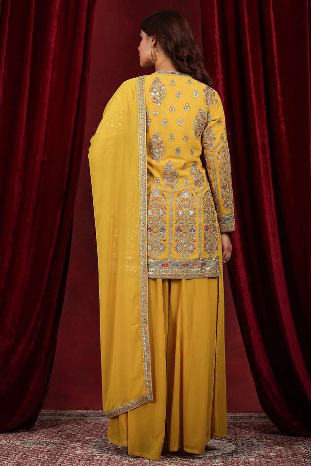 Embroidered-Georgette-Straight-Fit-Women-s-Kurta-Set