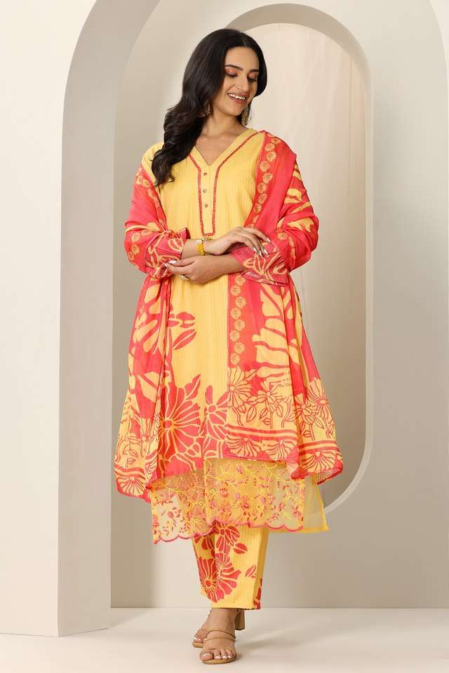 Printed-Cotton-Straight-Fit-Women-s-Kurta-Set