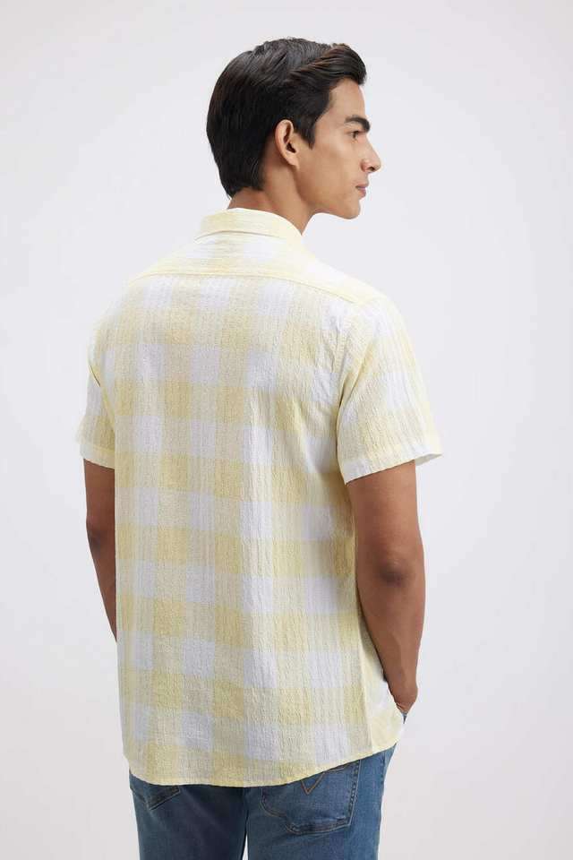 Checks-Cotton-Lycra-Regular-Fit-Men-s-Casual-Wear-Shirt