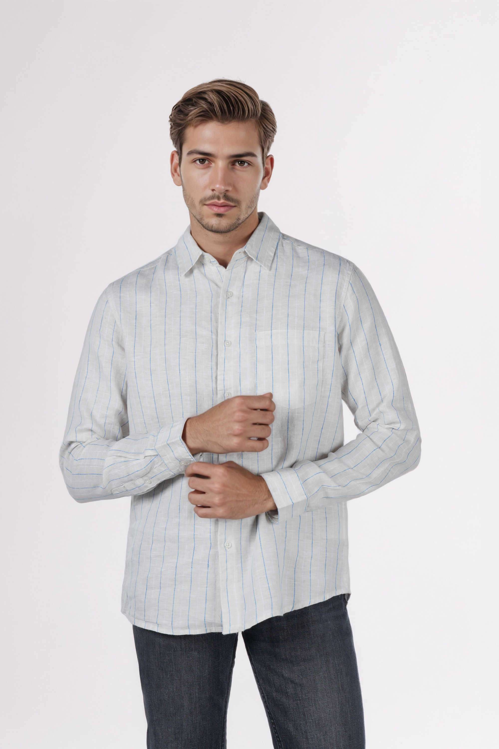 Tie-&-Dye-Linen-Regular-Fit-Men-s-Casual-Shirt