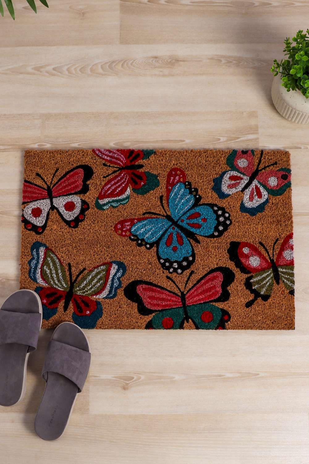 Natura-Butterfly-Multi-Doormat-40X60Cm
