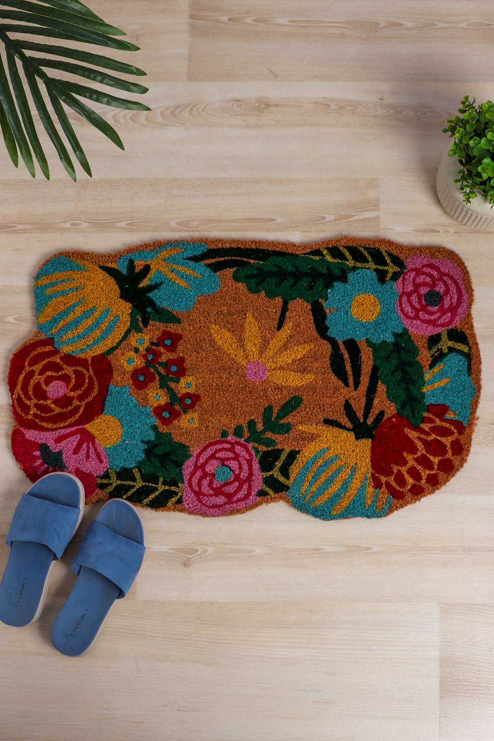 Natura-Flora-Shapd-Multi-Doormat-45X75Cm