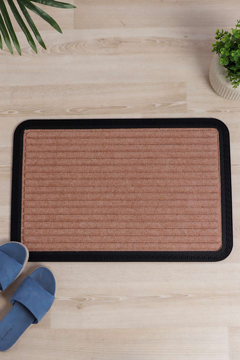 Natura-Stripe-Pp-Beige-Doormat-40X60Cm