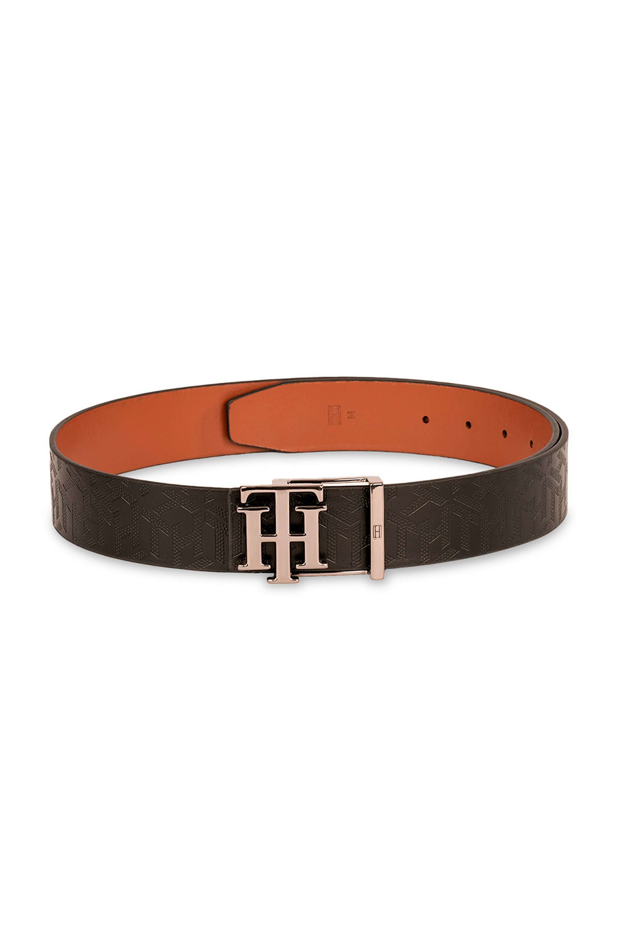 Textured-Leather-Casual-Mens-Reversible-Belt