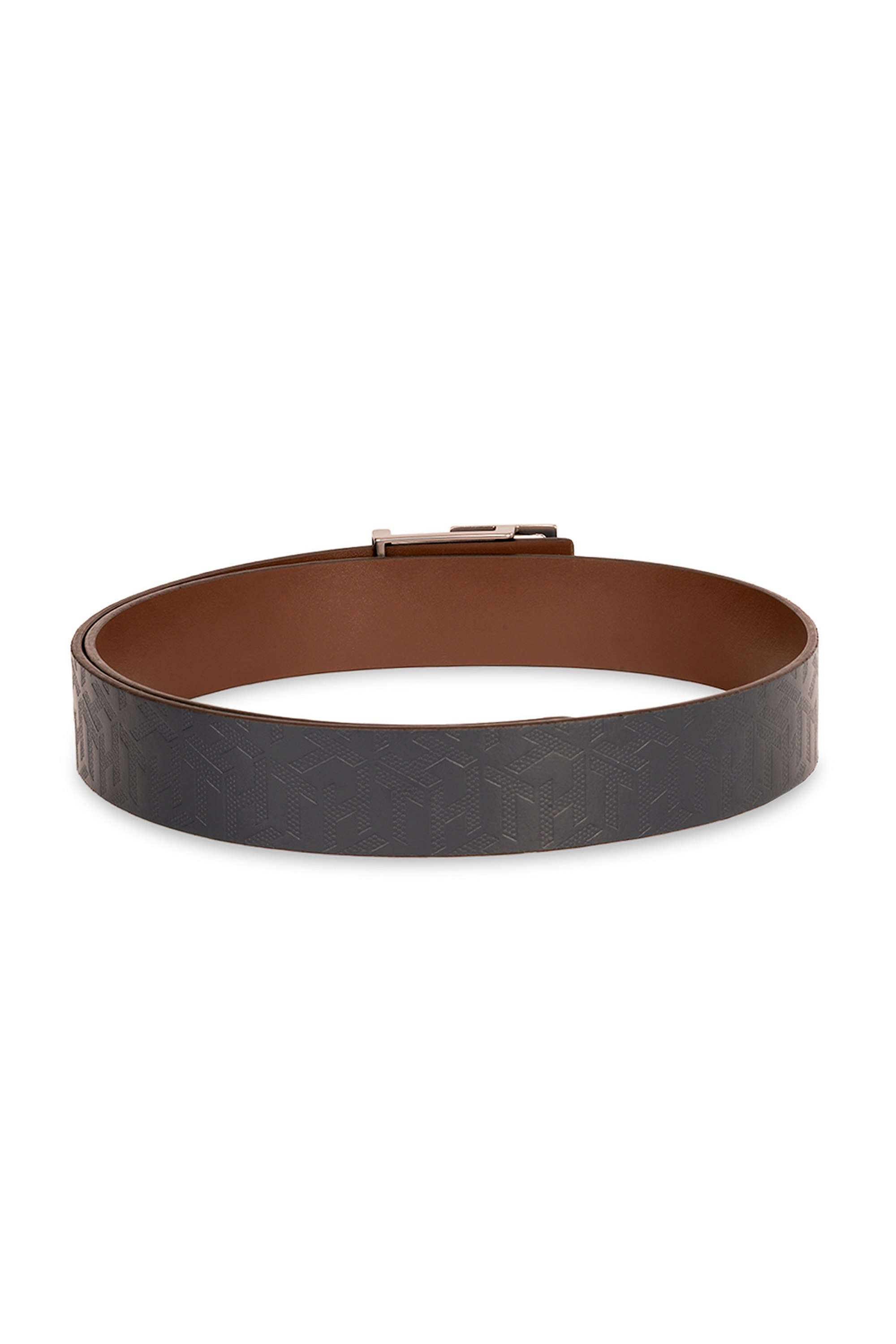 Textured-Leather-Casual-Mens-Reversible-Belt