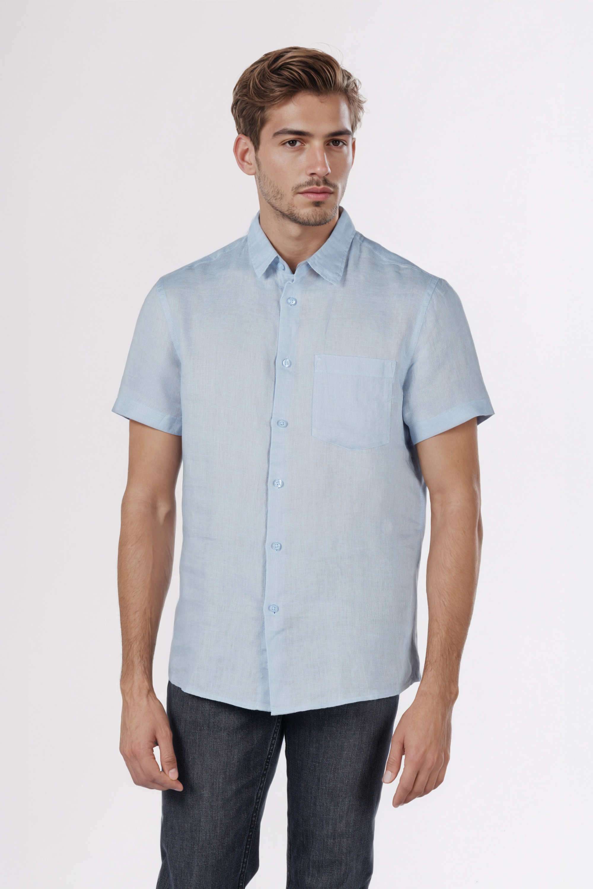 Light-Wash-Linen-Regular-Fit-Men-s-Jeans