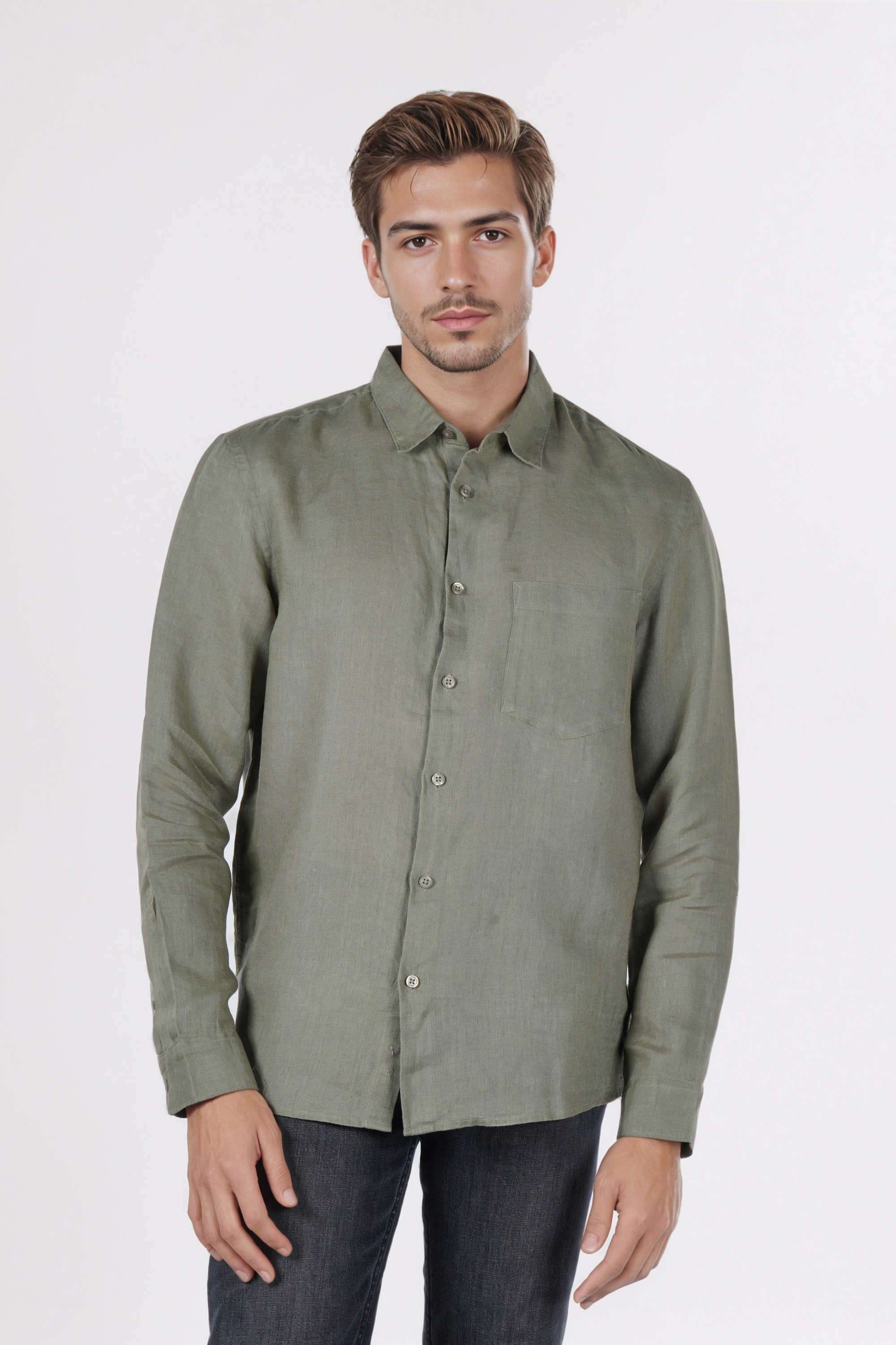 Light-Wash-Linen-Regular-Fit-Men-s-Jeans