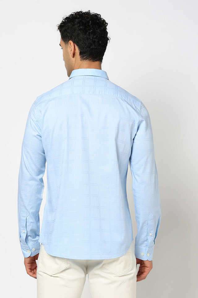 Solid-Cotton-Slim-Fit-Men-s-Casual-Wear-Shirt